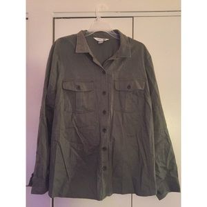 'The Classic Shirt' Old Navy Dark Green